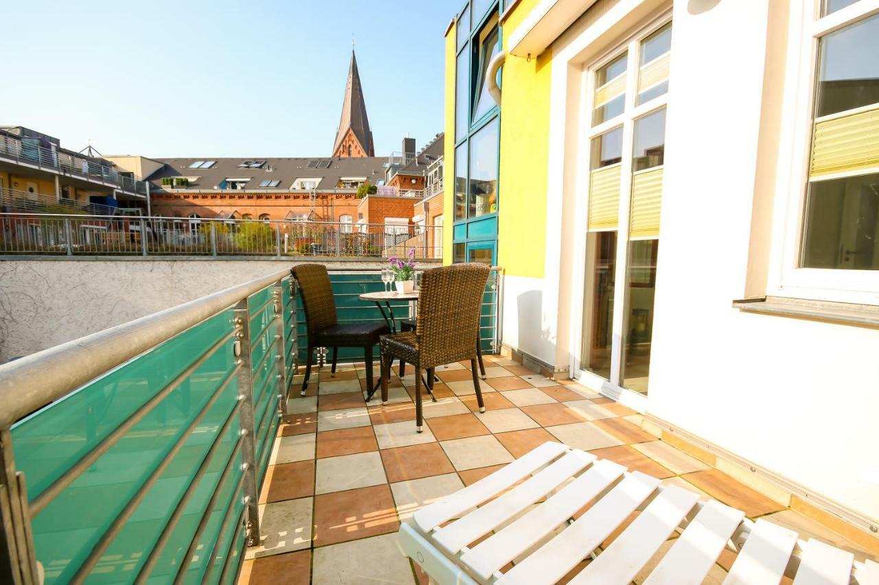 Ferienwohnung Min Herzing Rostock Exterior foto
